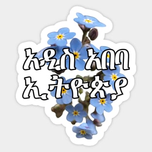 አዲስ አበባ ኢትዮጵያ Sticker